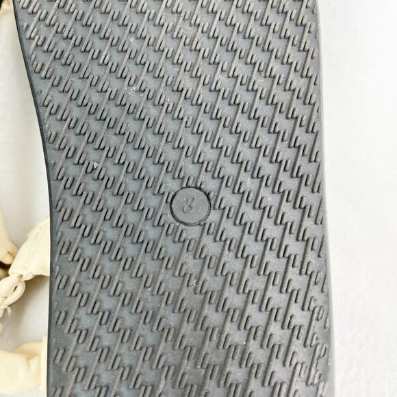 Circus NY Harlene Cream Black Comfort Platform Scrunch Sandals 8 - Picture 8 of 10